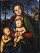 Lucas Cranach the Elder Madonna with Child with Young John the Baptist china oil painting artist
